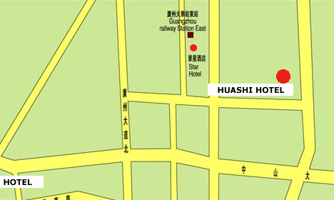 Huashi Hotel Blge Haritas iin Tklaynz