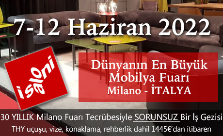 2022 iSaloni Milano Mobilya Fuari