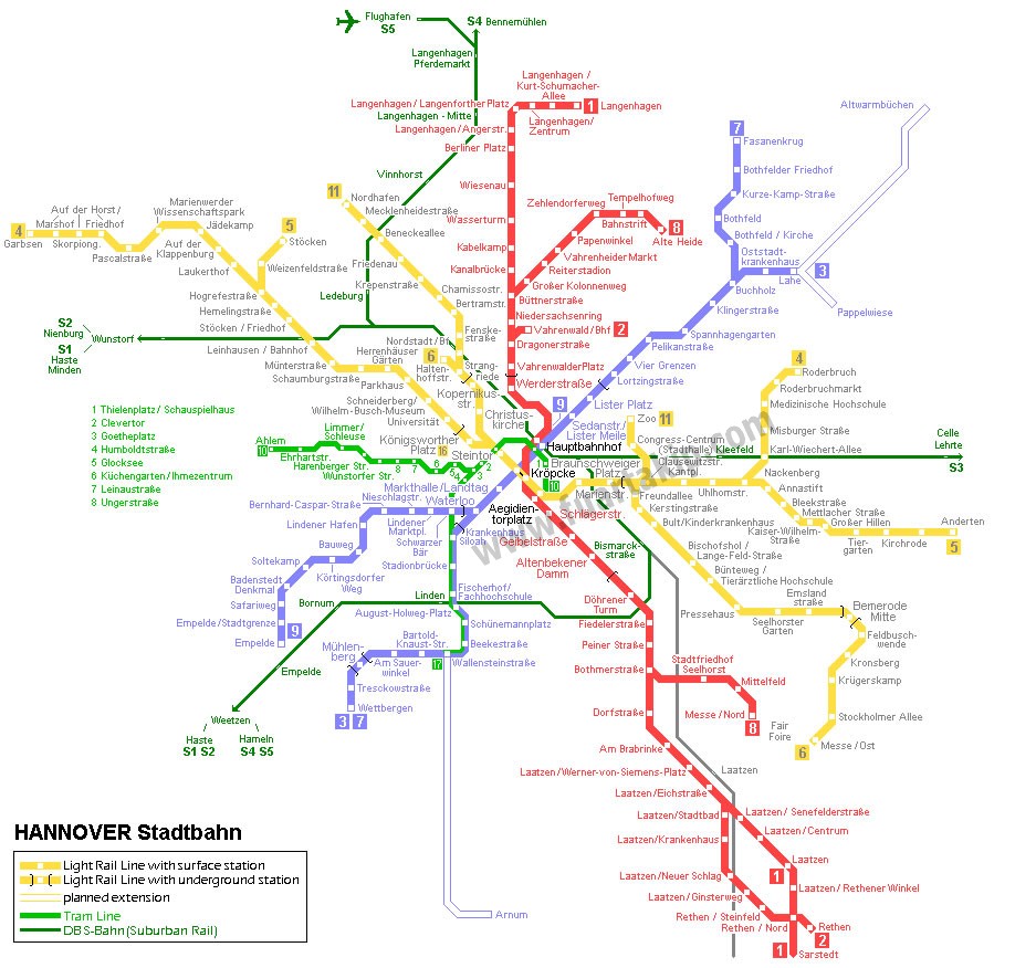 Схема метро швейцарии