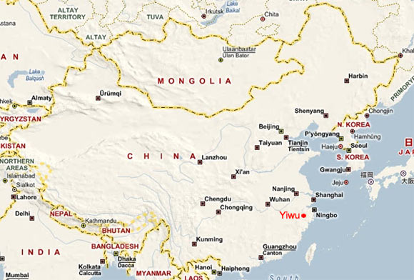 yiwu map